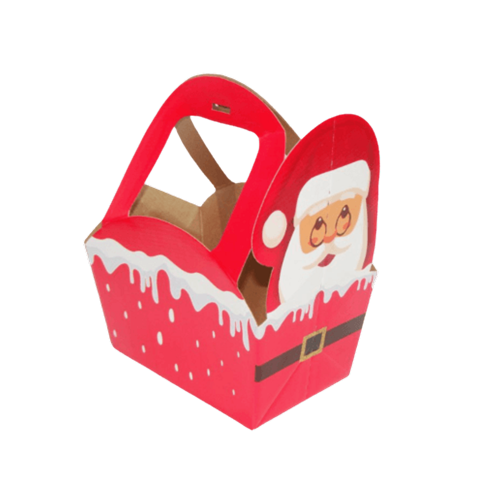 Caixa de Papelão Decorativa Papai Noel 20x12,5x15,5cm MF