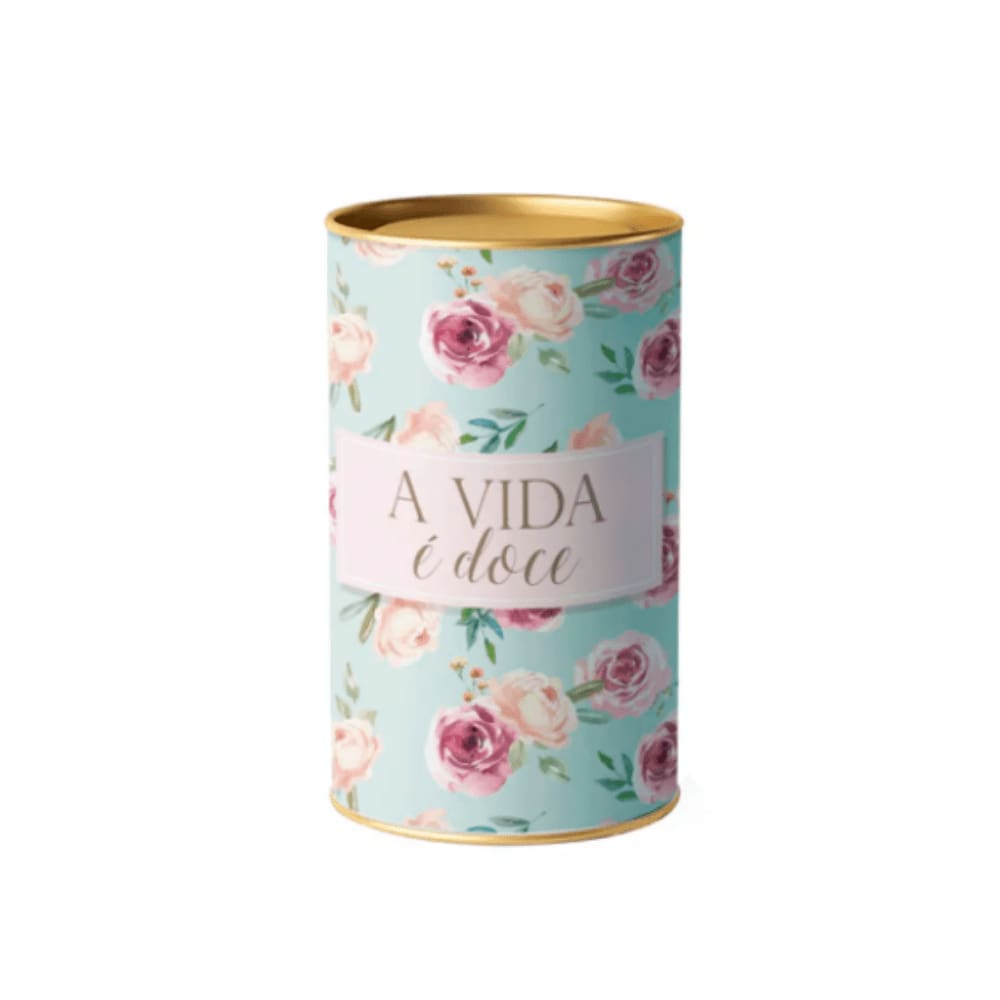 Lata Para Ovo de Páscoa Serana A Vida é Doce 1un Cromus