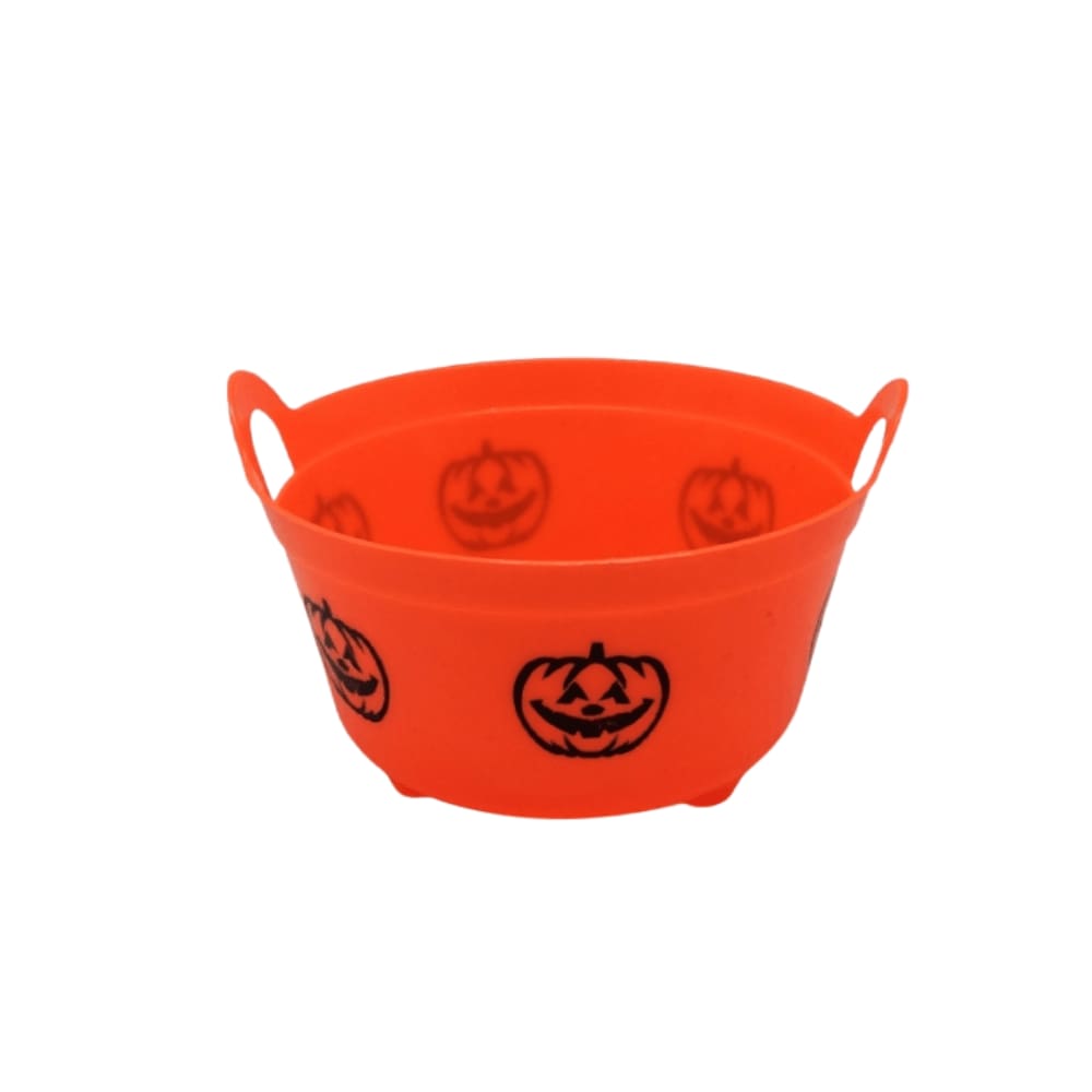 Tigela Plástica Halloween Laranja