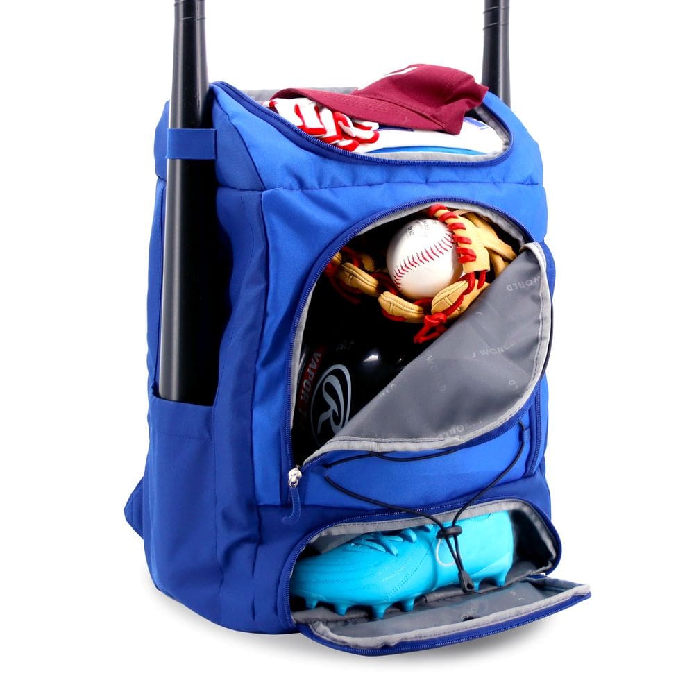 Mochila J World Athlete com compartimento para sapatos Navy
