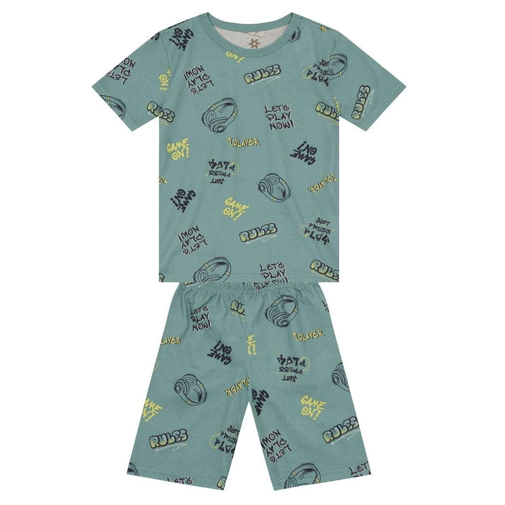 Pijama infantil menino de games Brandili - 12