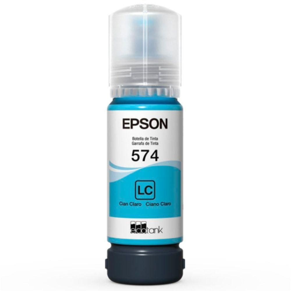 Refil Tanque Tinta Epson T574 Ciano Claro L8050/18 - T574520-al