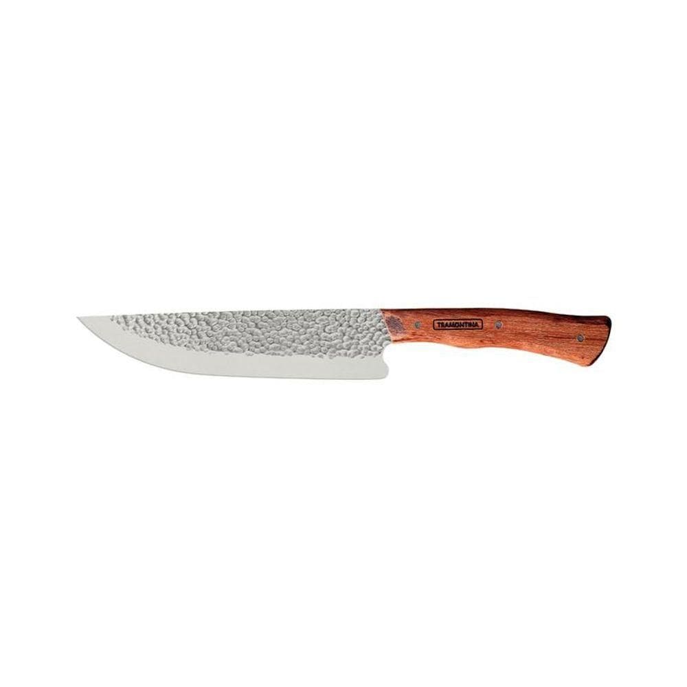 Faca Para Carne Tramontina Nômade Em Aço Inox E Cabo De Madeira 8”