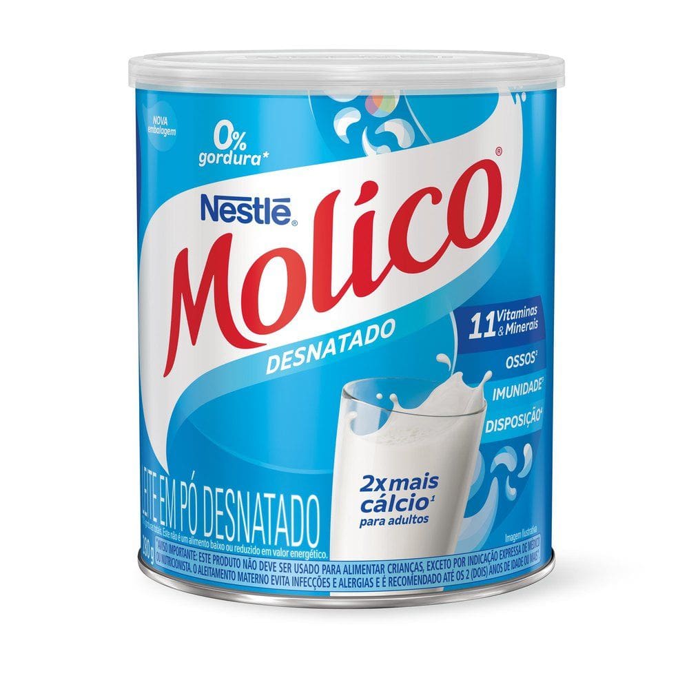 Leite em Pó Molico Desnatado Lata 280g