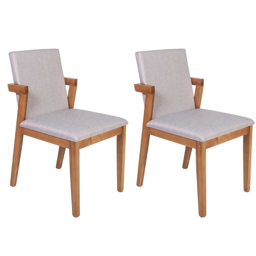 Conjunto 2 Cadeiras Estofadas Luna