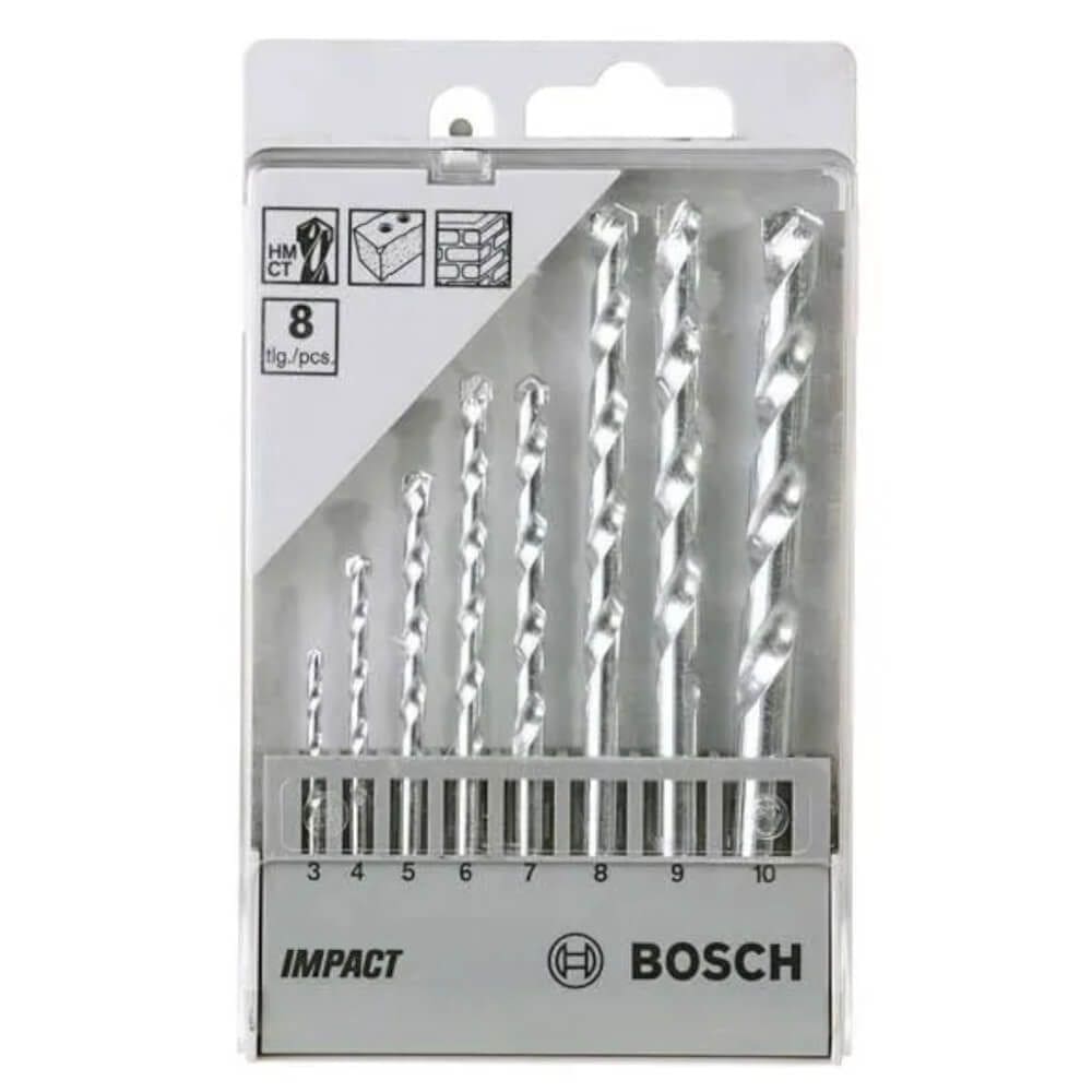 Jogo de Broca para Concreto com 8 Peças - 2608590091000 - BOSCH