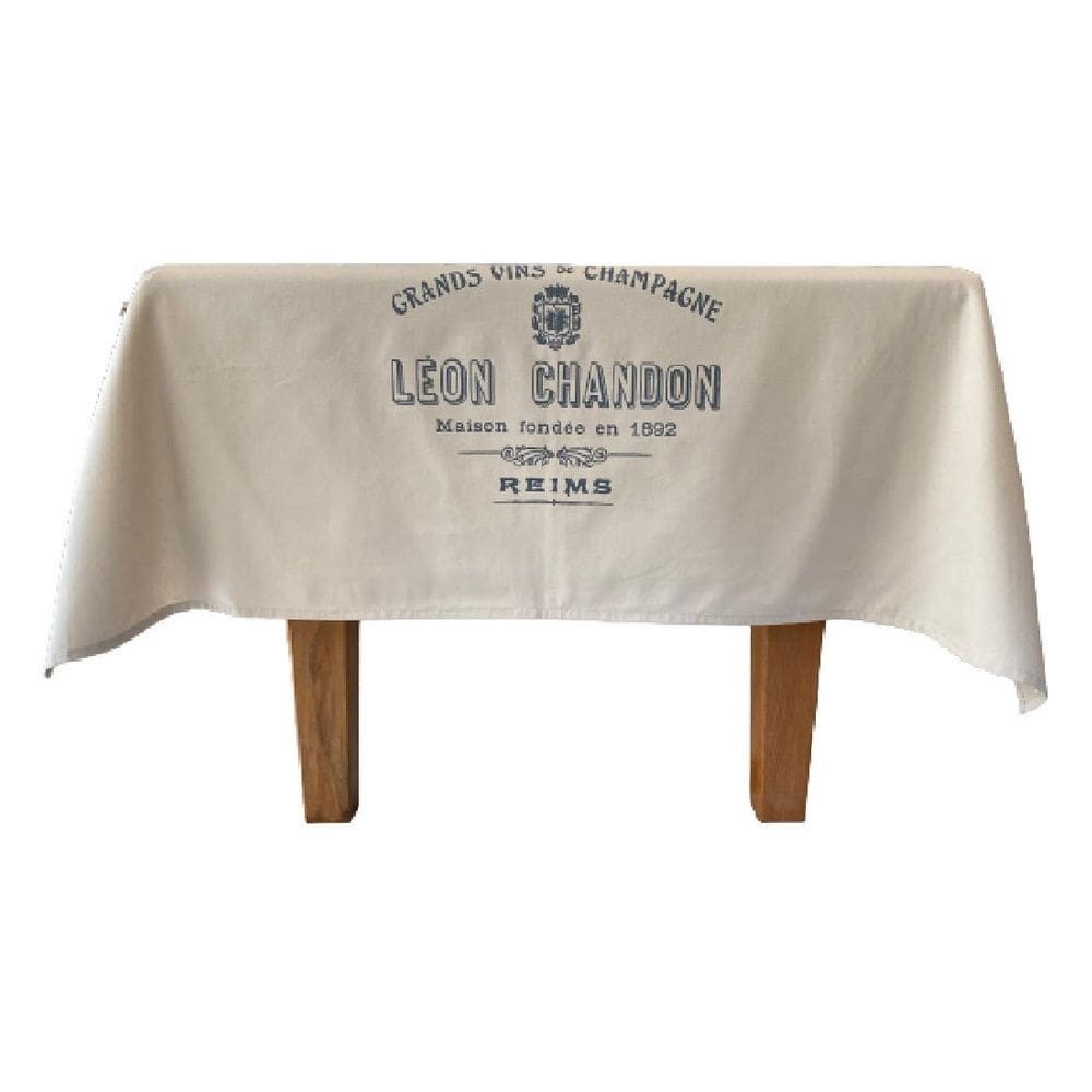 Toalha De Mesa Retangular 8 Lugares 260X160Cm Champagne