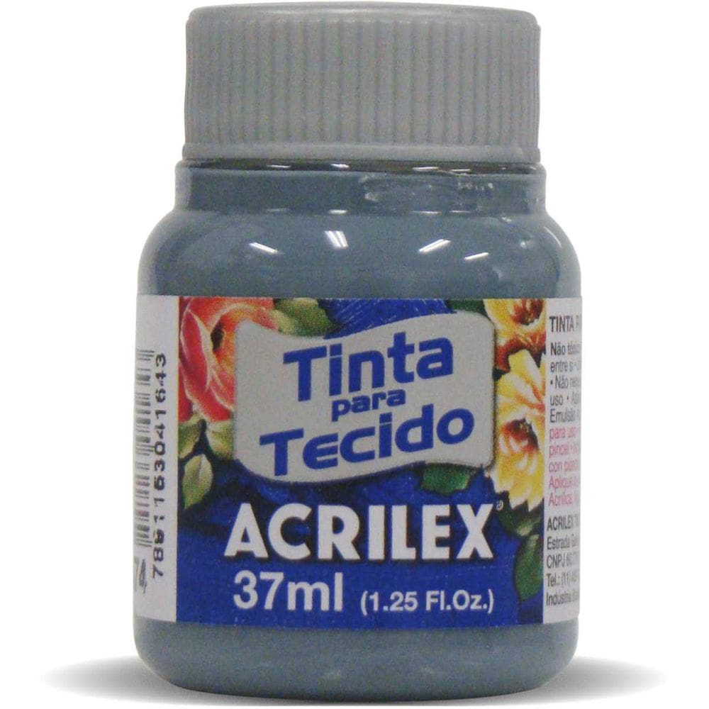 Tinta Tecido Fosca 037Ml Cinza Lunar
