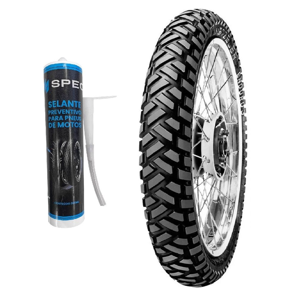 Pneu 90/90-21 Metzeler Enduro 3 Sahara Xr250 Xr300 Lander Falcon Tornado 54S + Reparo Pneu Spec