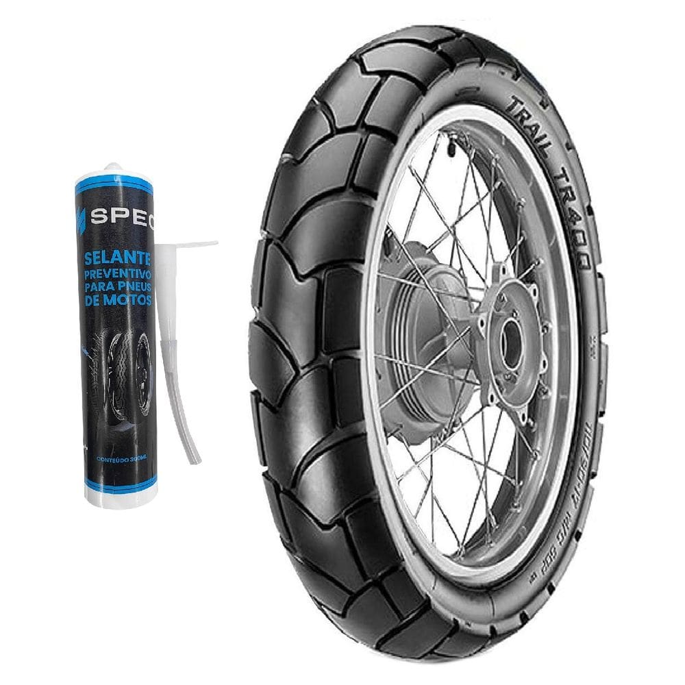 Pneu Trail 110/90-17 Tr400 Tt 60P + Selante Pneu Bros Xre Crosser