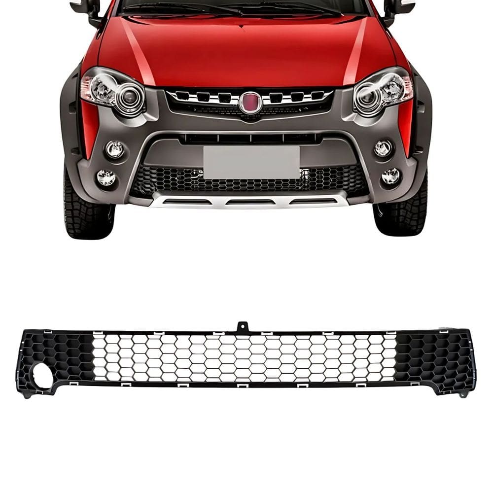 Grade Central Parachoque Fiat Strada Adventure 2013 A 2020