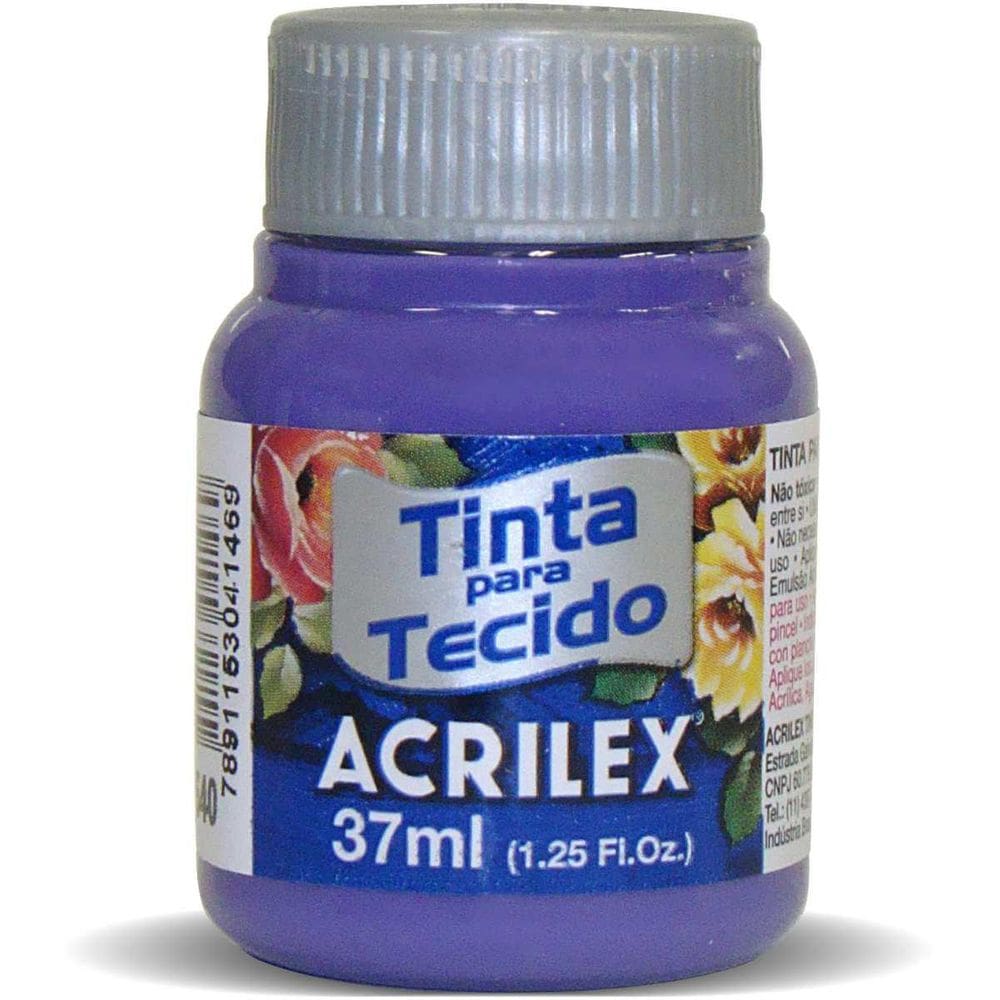 Tinta Tecido Fosca 037Ml Violeta Cobalto