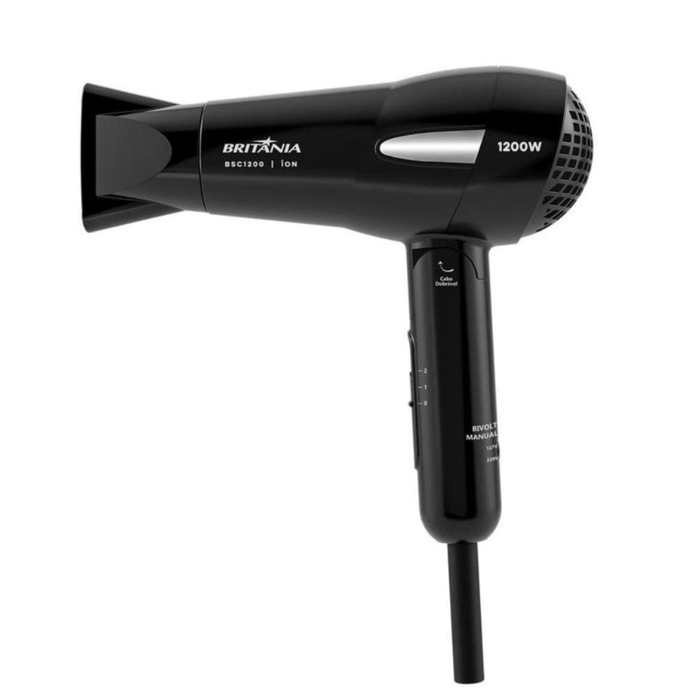 Secador Britania Ion Tourmaline BSC1200 1200W