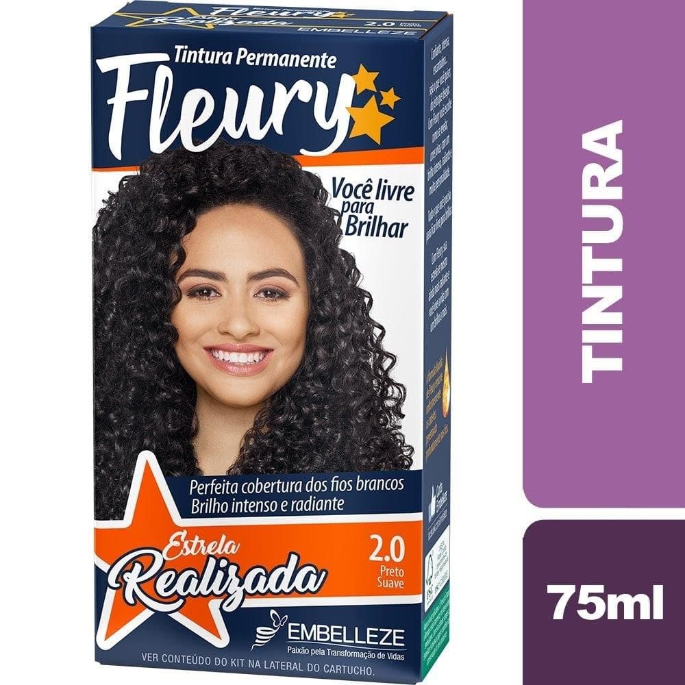 Tintura Fleury 2.0 Preto Suave, 75ml