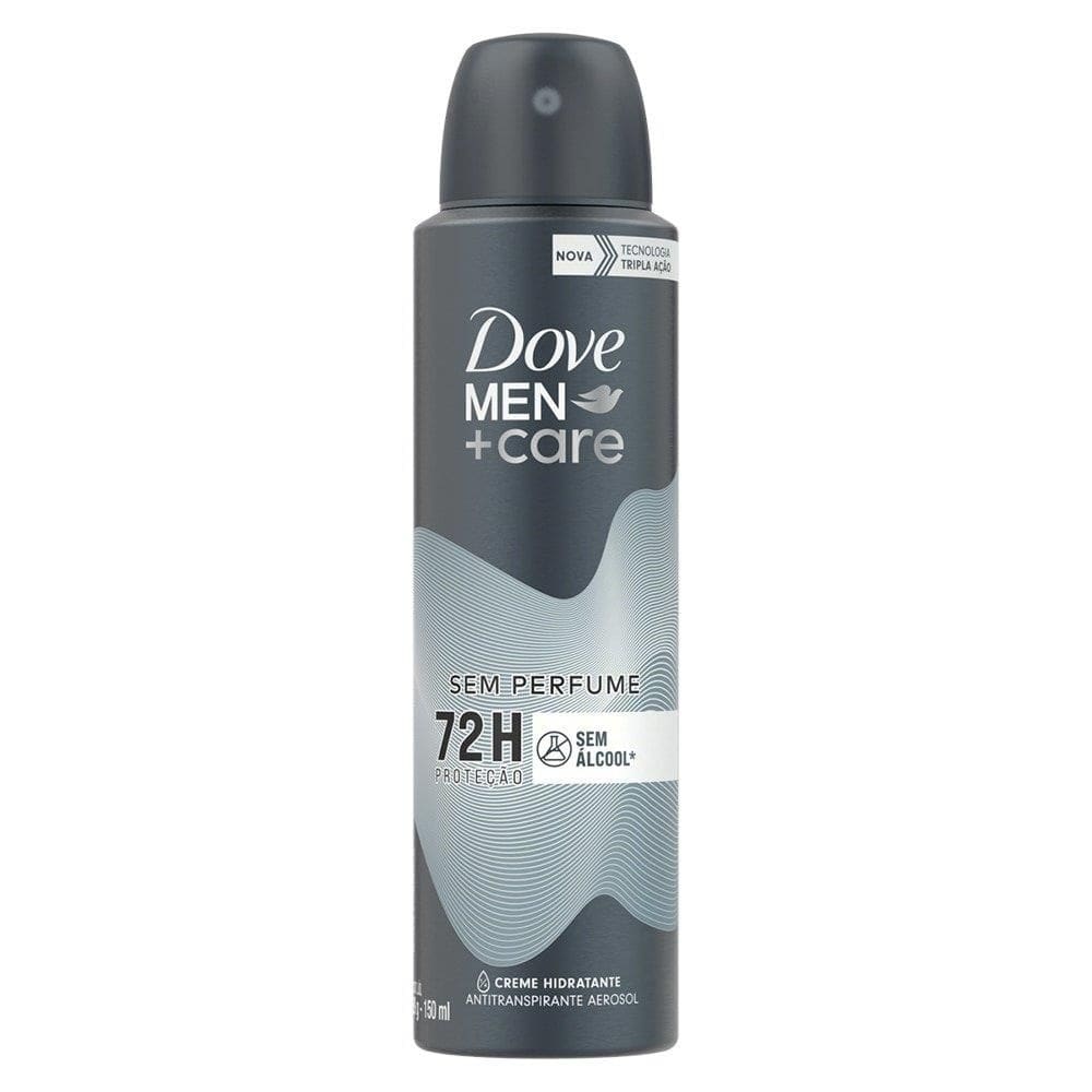 Desodorante Dove Aerossol Men Sem Perfume 150ml