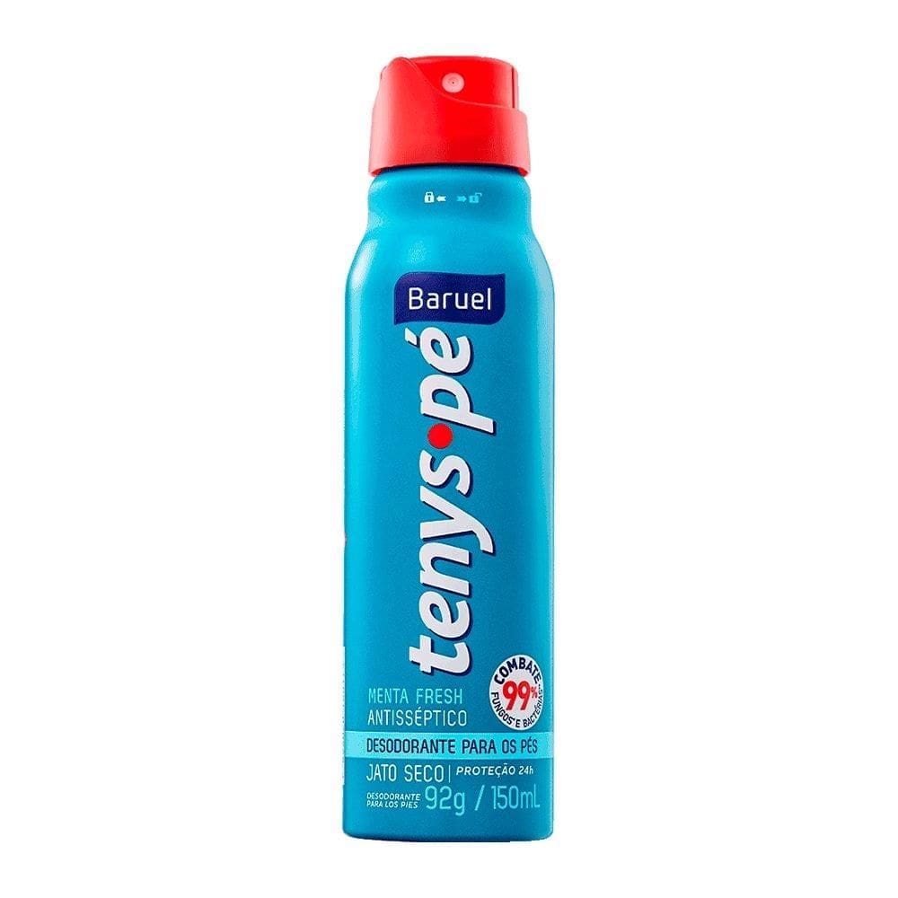 Desodorante para os Pés Tenys Pé Baruel Jato Seco Action/Menta Fresh 92g