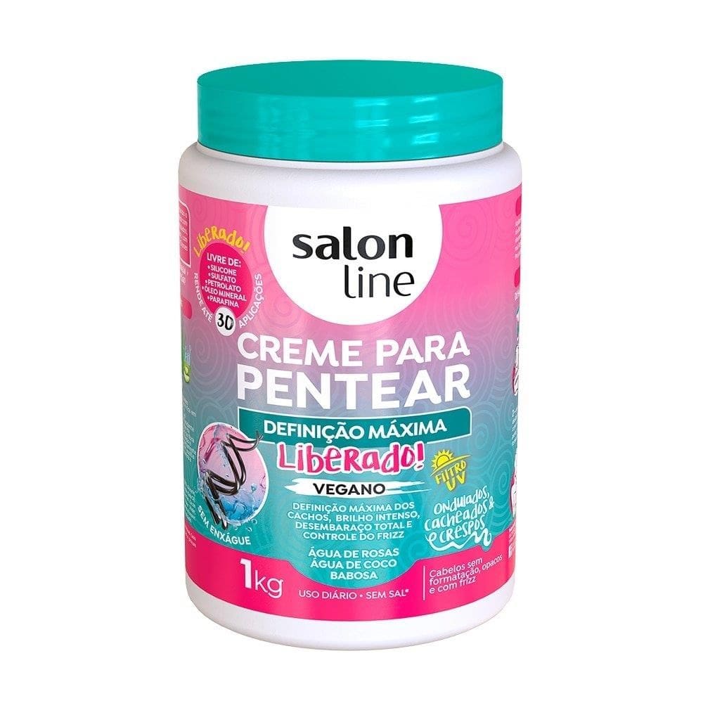 Creme Para Pentear Salon Line Definição Maxima Liberado 1kg