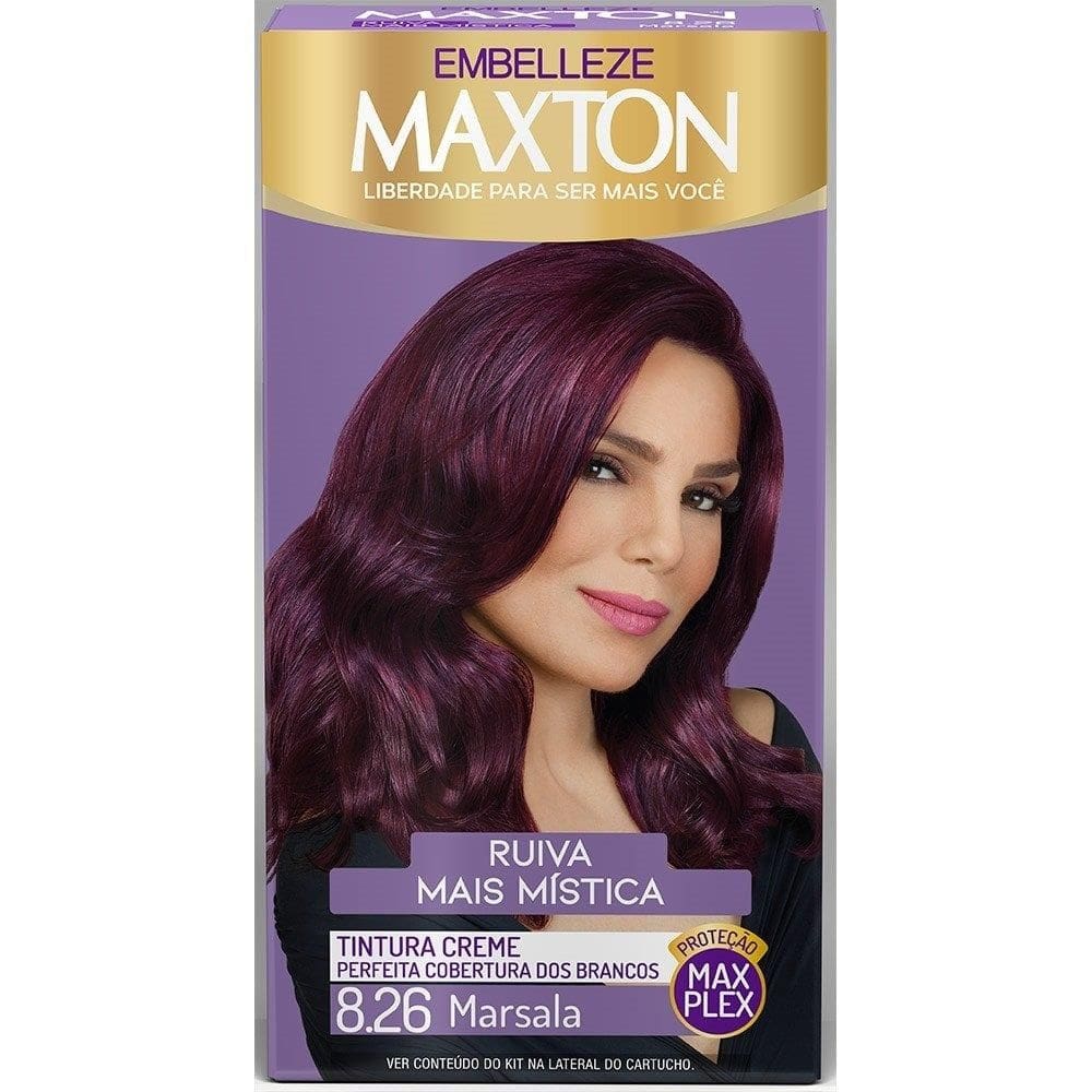 Tintura Maxton Kit Pratico 8.26 Marsala
