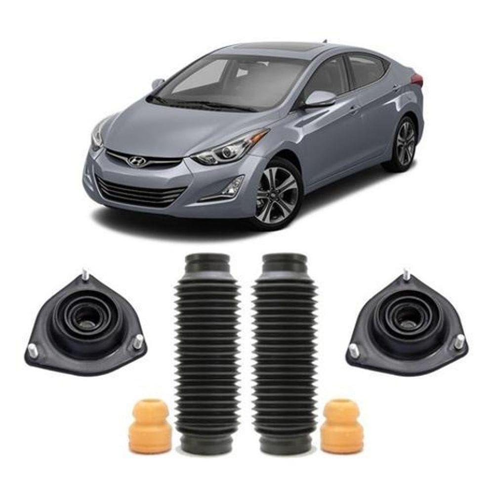 Par Kit Coxim Batente Dianteiro Elantra 2013 2014 2015 2016