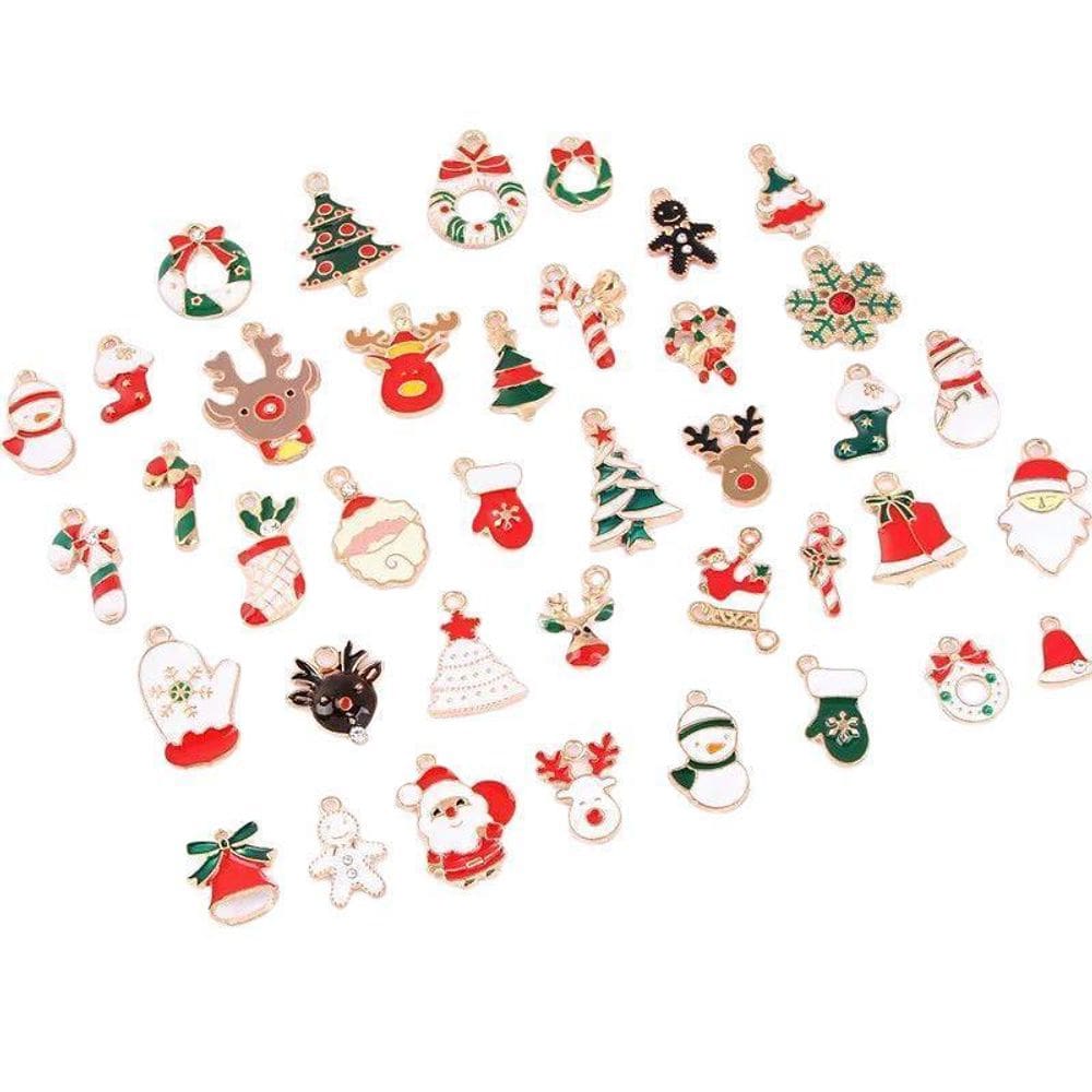 Marcador De Taça Natal Enfeite Decoração Natalino 06 Unidade