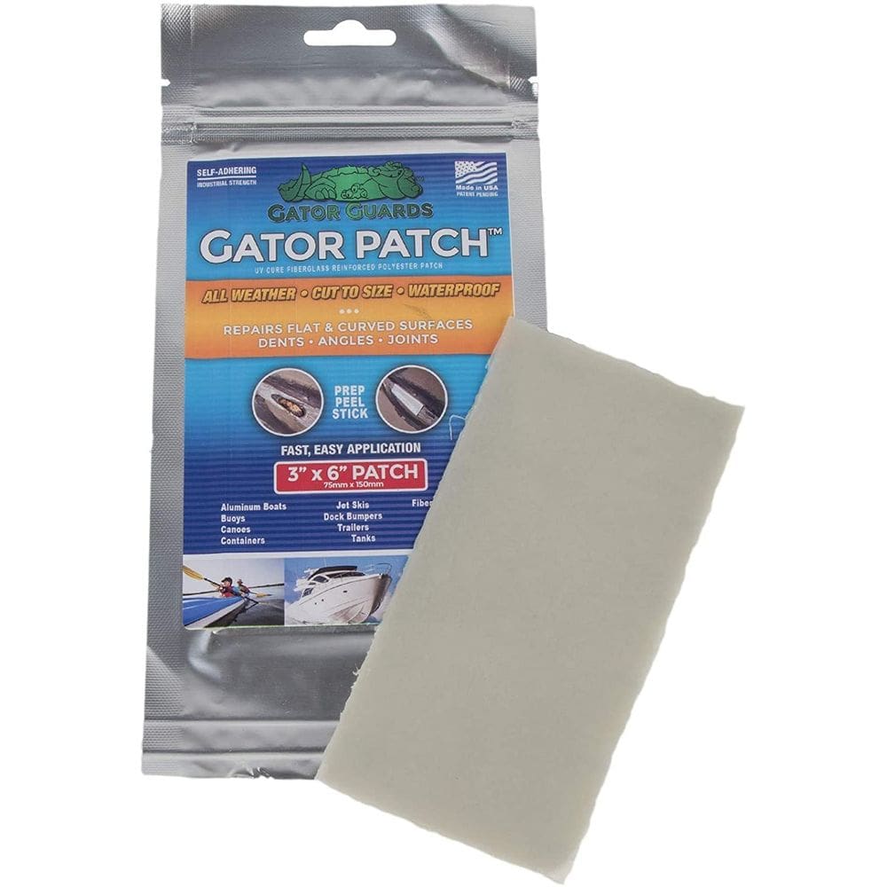 Patch de tecido Gator Guards Gator Patch Fiberglass 7,5x15 cm