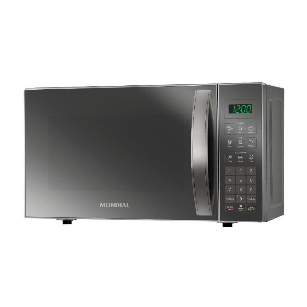 Micro-ondas Mondial Mo-01-21-e 21l Espelhado Prata 220V