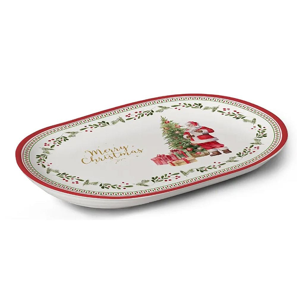 Travessa Merry Christmas 6x23x35cm 7612-122 - Alleanza