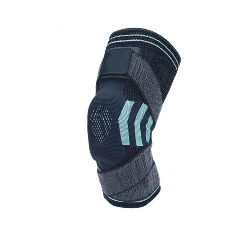 Joelheira Compressão Estabilizador Silicone Gel Ajustável Preto