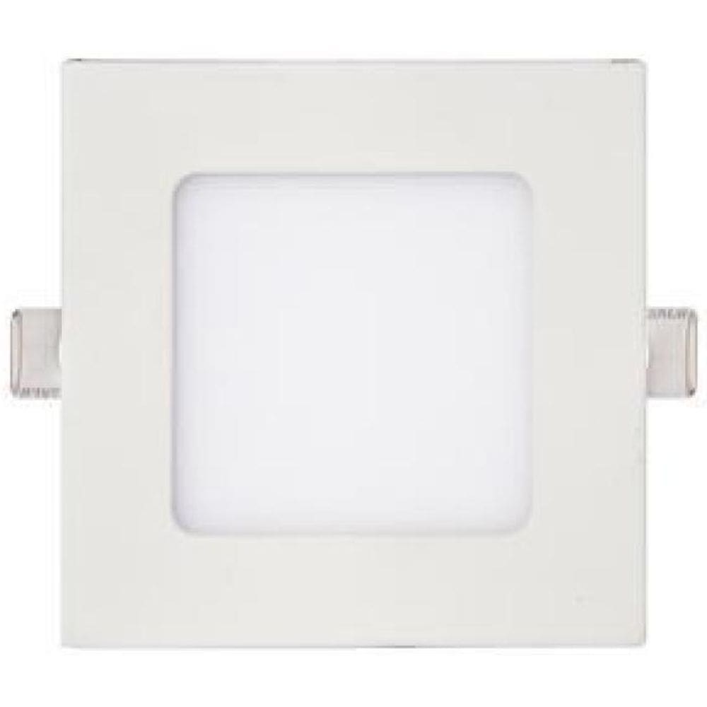 Luminaria Plafon Led Embutir Quadrado Slim Kian 24W 6000K