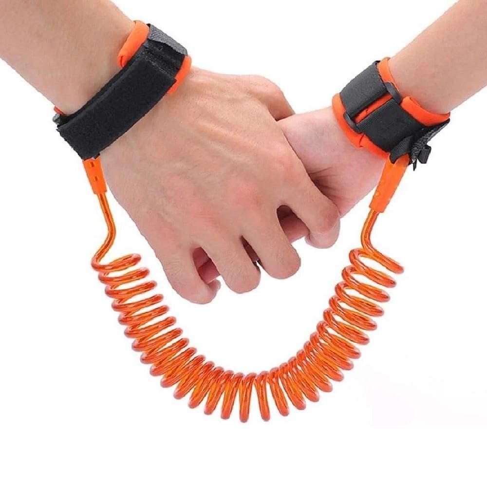 Pulseira Seguranca Infantil Ajustavel Cordinha Passeio Publico Protetor Bebe Crianca Com Trava