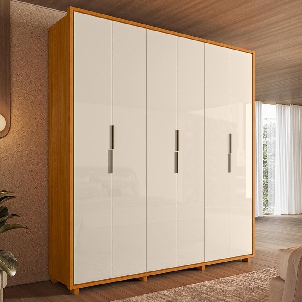 Guarda Roupa Casal Matisse 6 Portas - Madetec | Extra