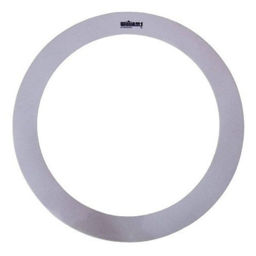 Anel Abafador De Pele De Bateria 08`` Branco Wzrw Williams