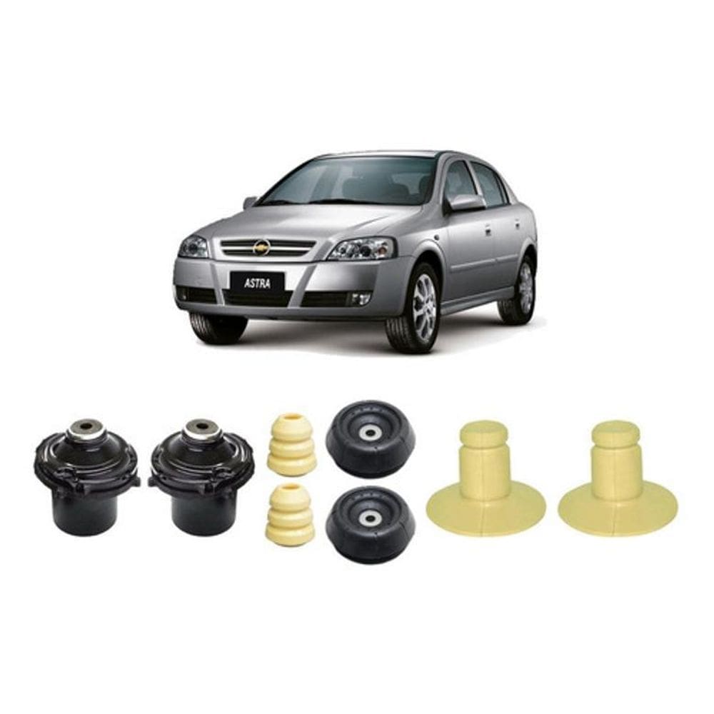 2 Kit Batente Coxim Dianteiro Traseiro Astra 1999 2000 2001