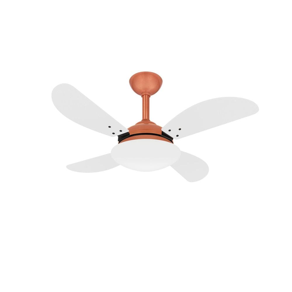 Ventilador Teto Cobre Fly 4 Pás Quarto Potente Ventax 110V