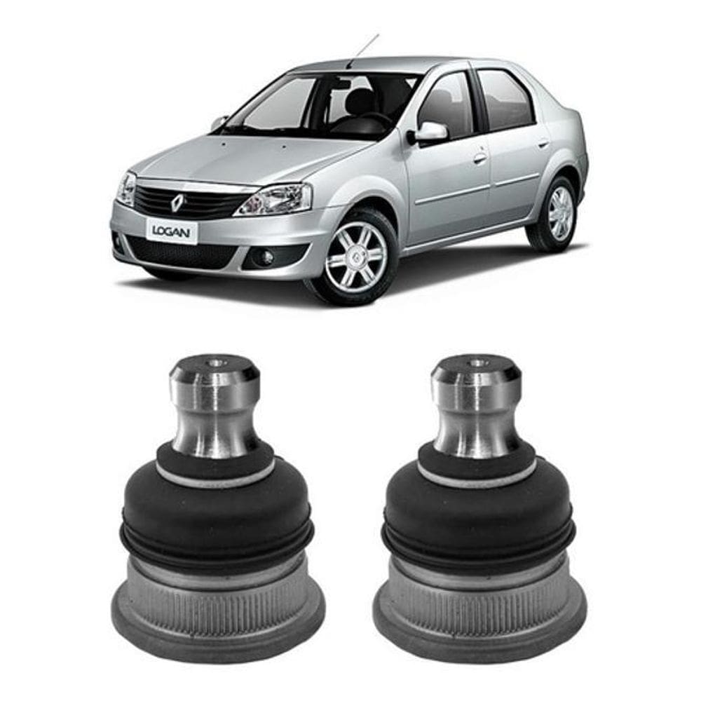 Kit 2 Pivô Suspensão Dianteira Logan 07 2008 09 2010 2011