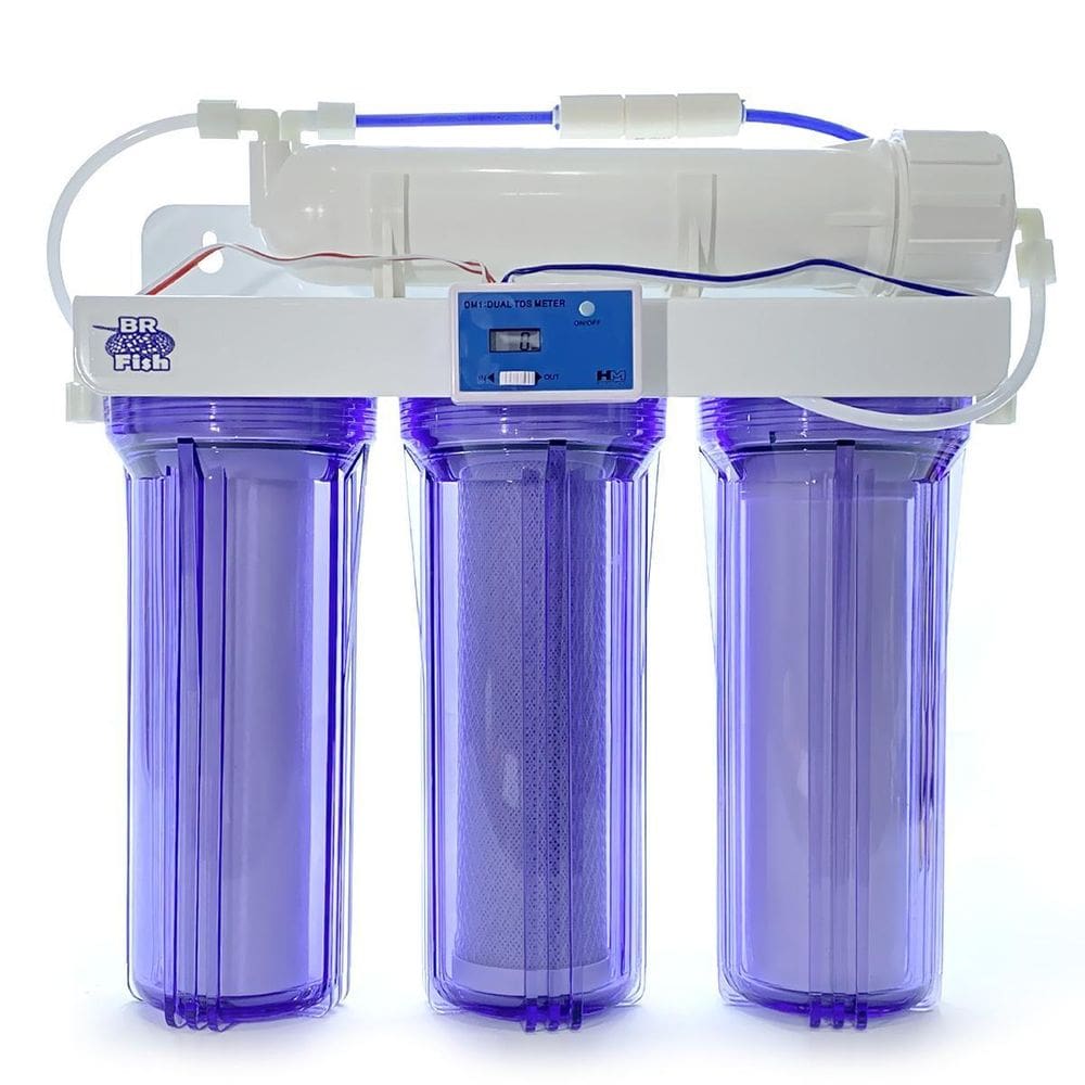 Filtro Osmose Reversa E Deionizador 100Gpd + Tds In-Line Azu