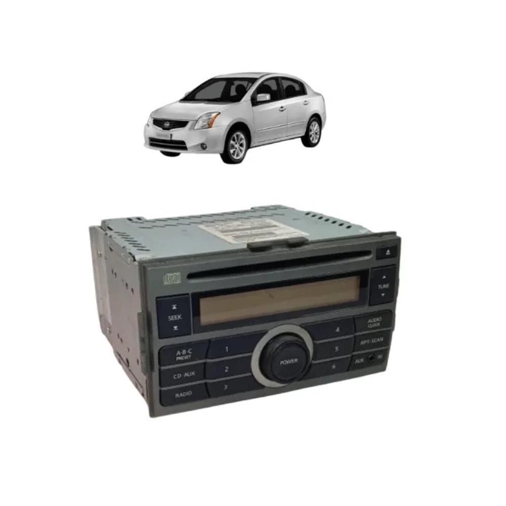 Rádio  Nissan Versa Livina Sentra 281853Ba1B