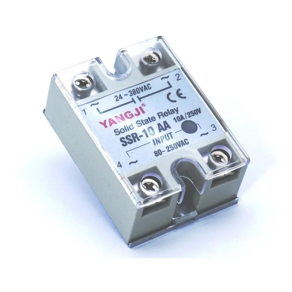 10X Relê Estado Sólido Contator Ssr Ac 110V 220V 10A