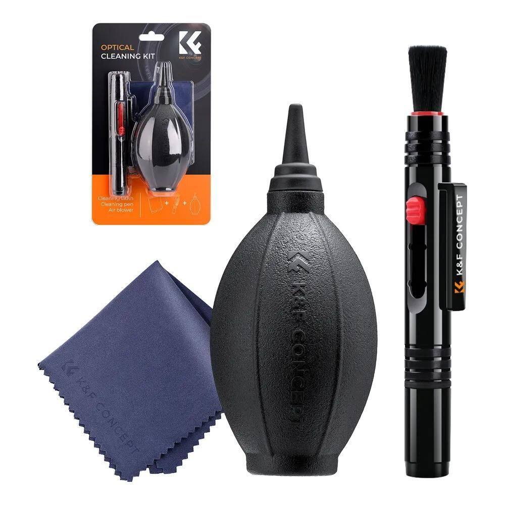 5X Kit Premium K&F Limpeza Câmera Lente Dslr Lcd 3X1 Fotogra