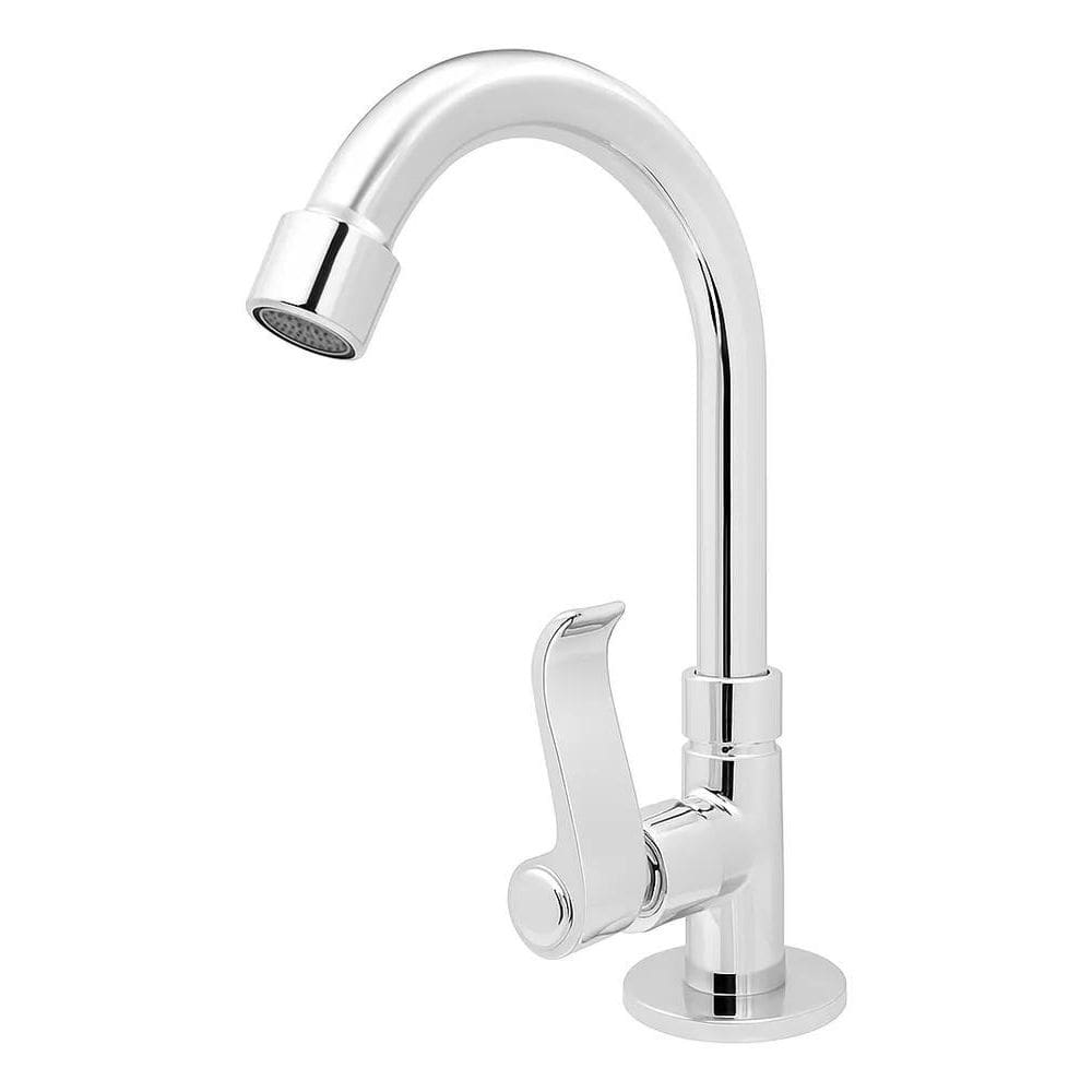 10X Torneira Banheiro 100% Metal Inox Bancada Mesa Br Shopp