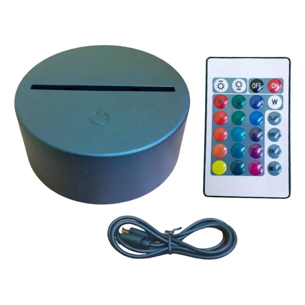 10X Base Preta Para Luminária De Led Estrutura Preto