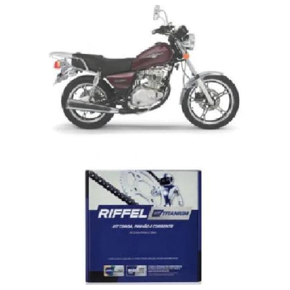 Kit Relação Transmissão Riffel Suzuki Intruder