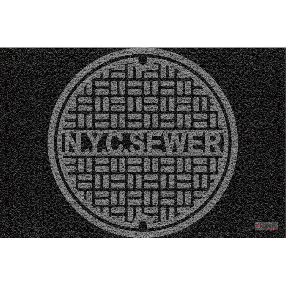 Tapete Capacho N.Y.C Sewer 60X40