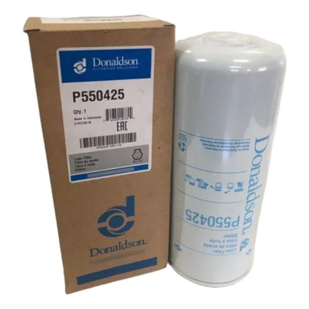 Filtro De Óleo Lubrificante Donaldson P550425 Equivalente 6051438 - Lf17502