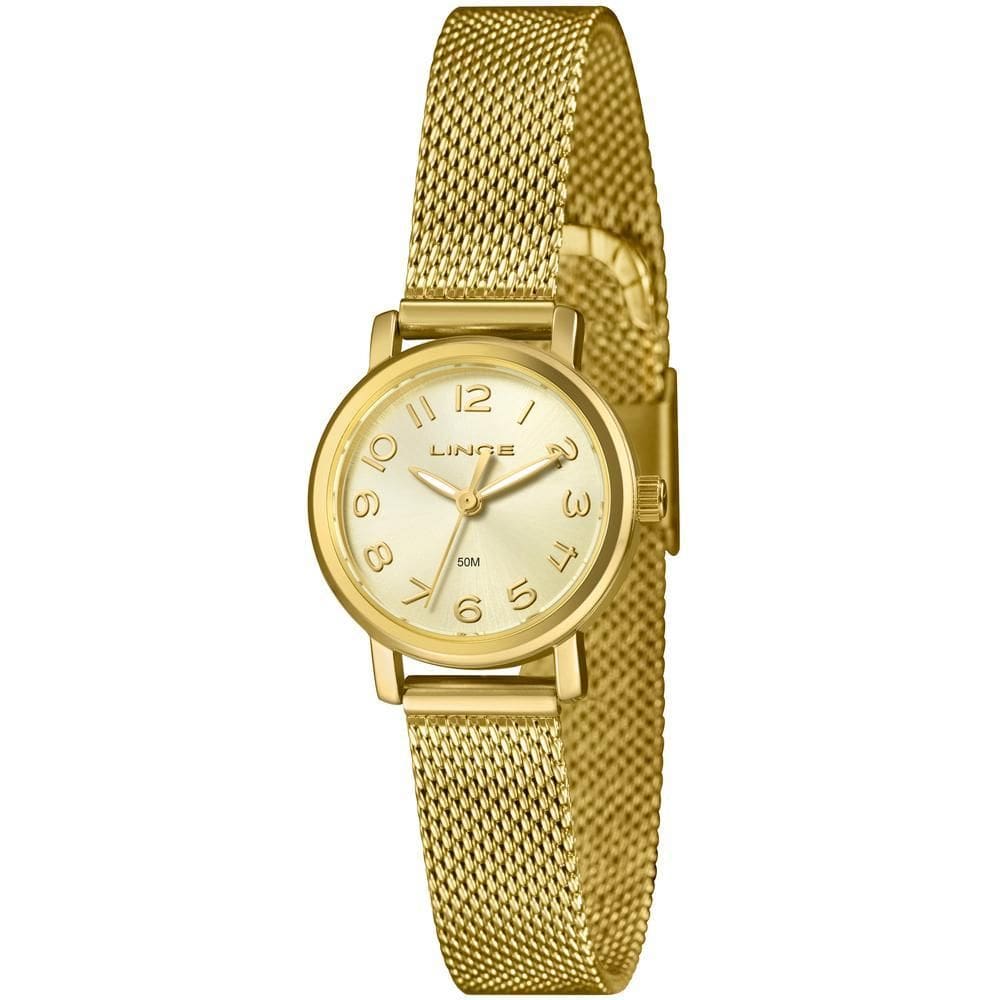 Relógio Feminino Lince Dourado LRGH272L25 C2KX