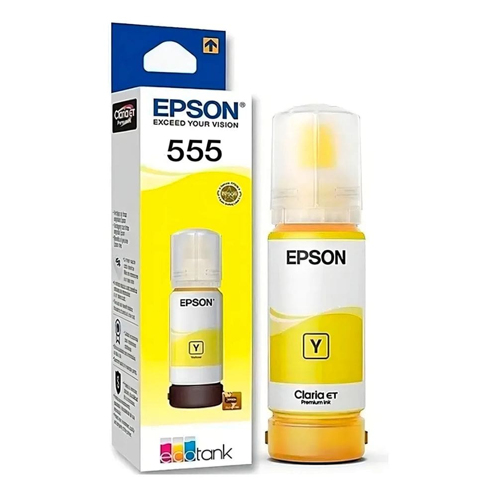 Refil De Tinta Epson 555 Amarelo Foto L8160 L8180
