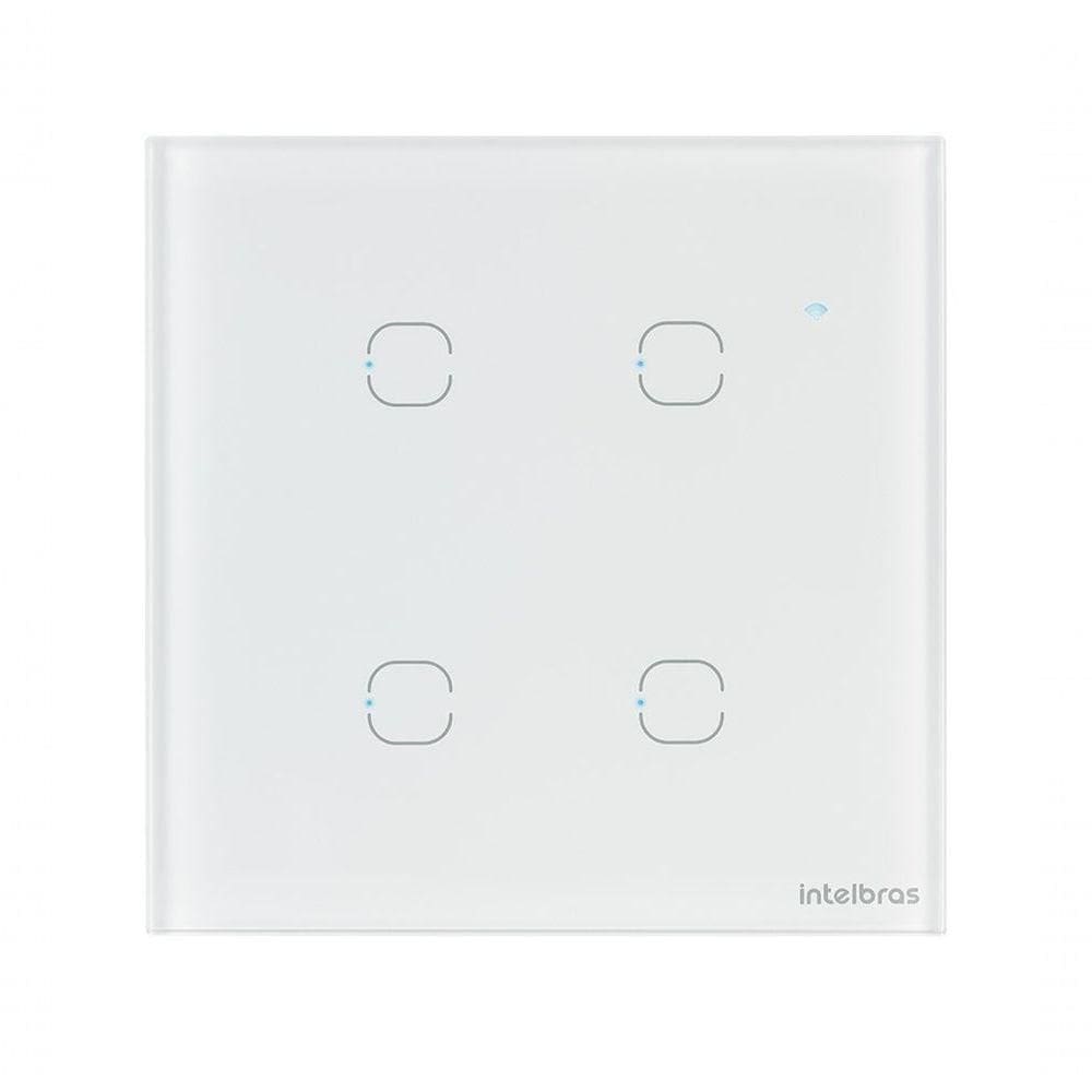 Interruptor Smart Wi-fi Touch 4 Teclas Ews 1004 Branco 4850029