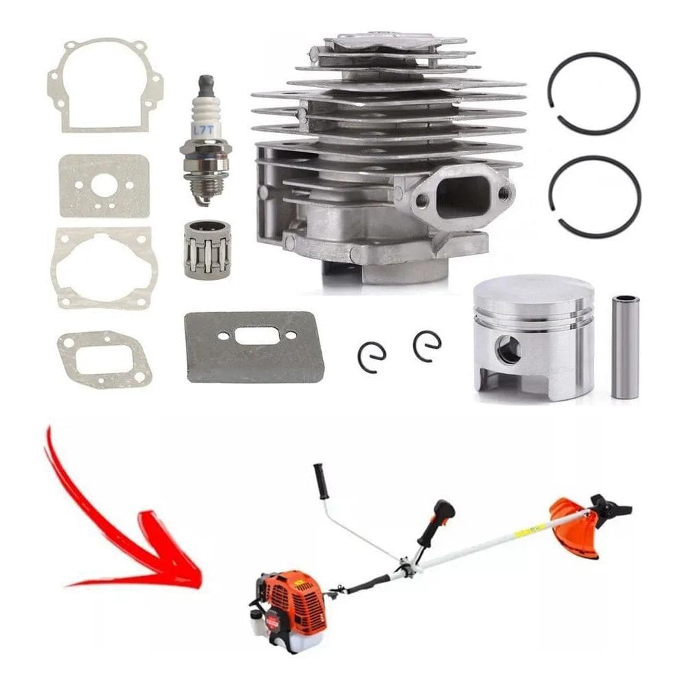 Kit Cilindro Pistão Junta Pino Anel Para Yamasaki Ry52 52Cc