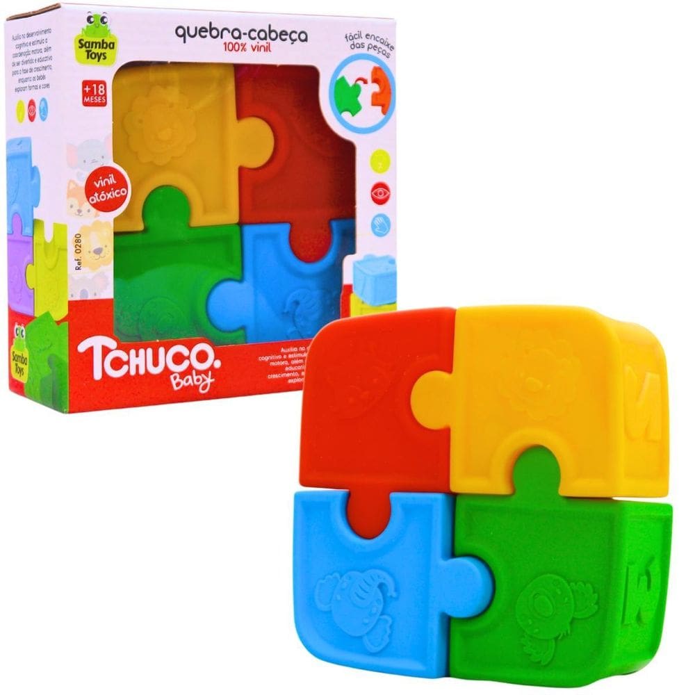 Brinquedo Infantil Quebra-Cabeça De Encaixe 0280 Samba Toys