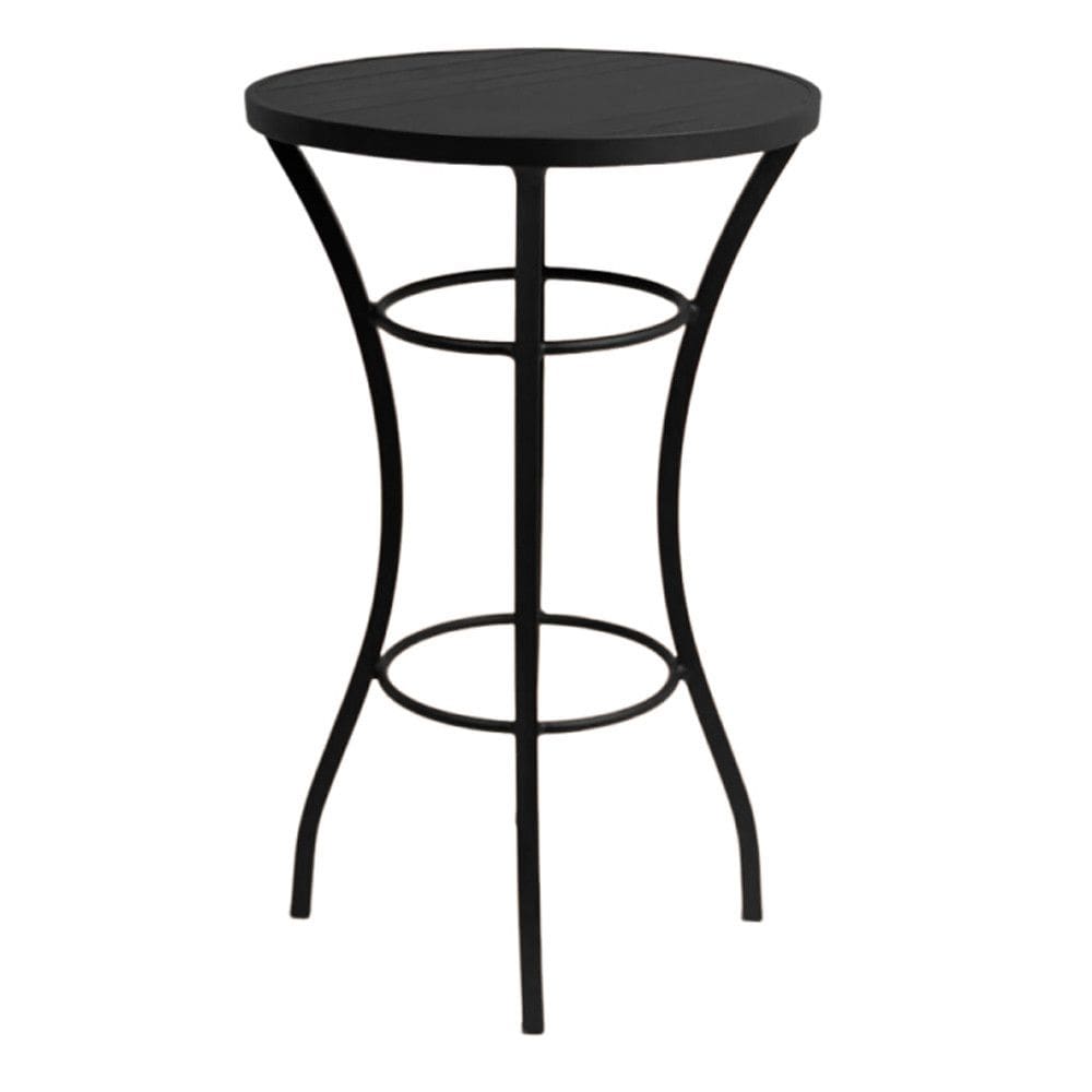 Mesa Bistrô Tampo Ripado Alumínio Ripado Balcão Cozinha Área Trama